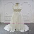 Mais bonita Beading com vestido de noiva Chiffon